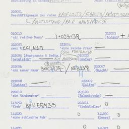 Western questionnaire, answ...