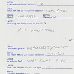Western questionnaire, answ...