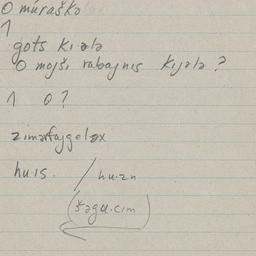 Eastern questionnaire, blue...