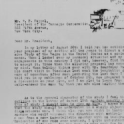 Letter from Gunnar Myrdal t...