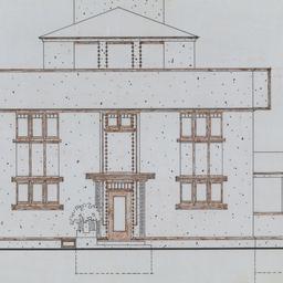 Entrance elevation
