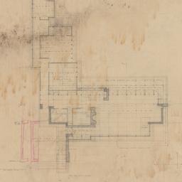 First floor plan, final lot