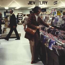 Interior view, record depar...