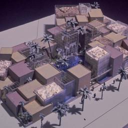 Model, aerial view.