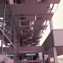 Exterior view, detail of in...