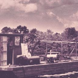 River boat, historical phot...