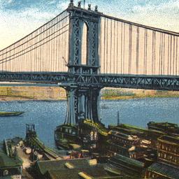 Manhattan Bridge, New York.