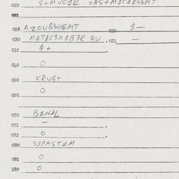 Eastern questionnaire, answ...