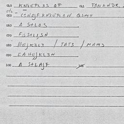 Eastern questionnaire, answ...