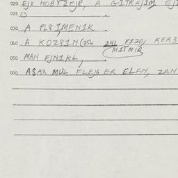 Eastern questionnaire, answ...