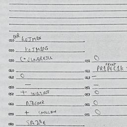 Eastern questionnaire, answ...