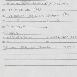 Eastern questionnaire, answ...