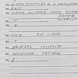 Eastern questionnaire, answ...