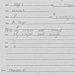 Eastern questionnaire, answ...