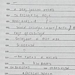 Eastern questionnaire, answ...