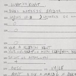 Eastern questionnaire, answ...