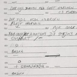 Eastern questionnaire, answ...