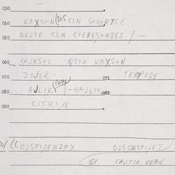 Eastern questionnaire, answ...