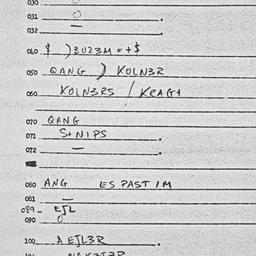 Eastern questionnaire, answ...