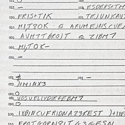 Eastern questionnaire, answ...