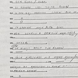 Eastern questionnaire, answ...