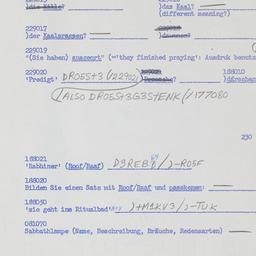 Western questionnaire, answ...