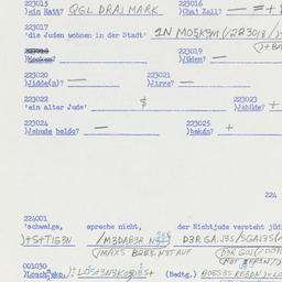 Western questionnaire, answ...