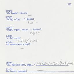 Western questionnaire, answ...