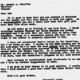 Letter from Charles Dollard...
