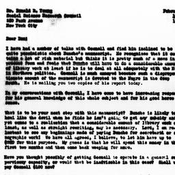 Letter from Samuel A. Stouf...