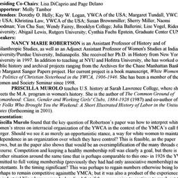Minutes, 2001-03-19. Women ...