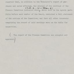 Board Meeting, 3/21/1940