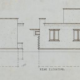 Side, rear elevations