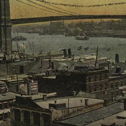 New York and Brooklyn Bridge.