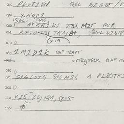 Eastern questionnaire, answ...