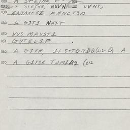 Eastern questionnaire, answ...