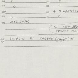 Eastern questionnaire, answ...