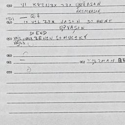 Eastern questionnaire, answ...