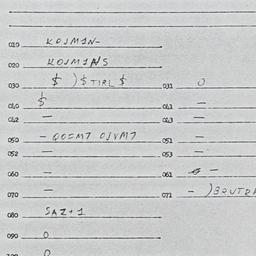 Eastern questionnaire, answ...