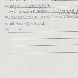Eastern questionnaire, answ...