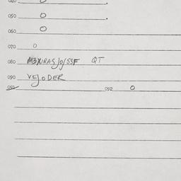Eastern questionnaire, answ...