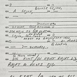 Eastern questionnaire, answ...