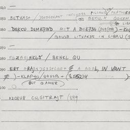 Eastern questionnaire, answ...