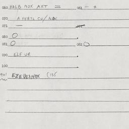 Eastern questionnaire, answ...