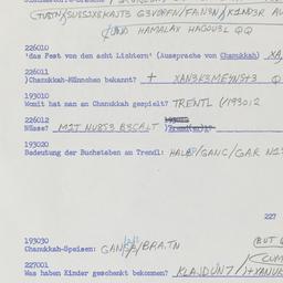 Western questionnaire, answ...