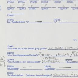 Western questionnaire, answ...
