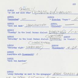 Western questionnaire, answ...