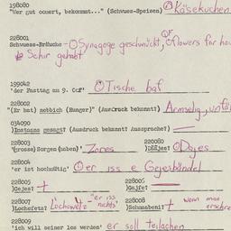 Western questionnaire, answ...