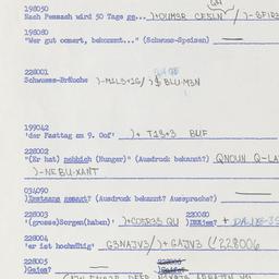 Western questionnaire, answ...