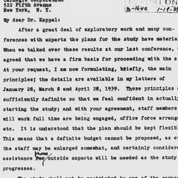 Letter from Gunnar Myrdal t...